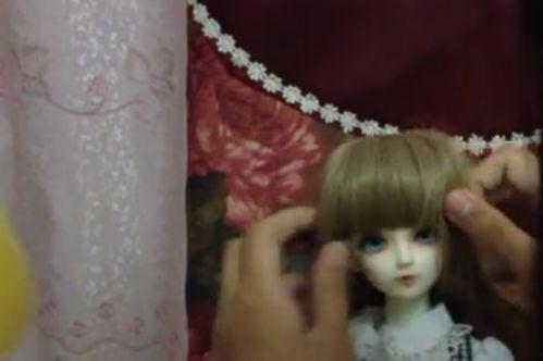 成人古代假发怎么戴视频,复古风潮再现